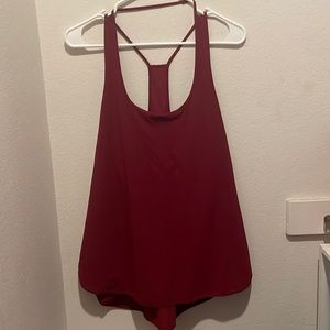 Lululemon maroon athletic tank XL.